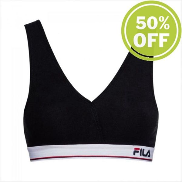 Fila 1 Pack Women's Bras - Black,NZ 980-64759